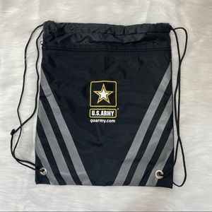 Go Army Drawstring Backpack Black